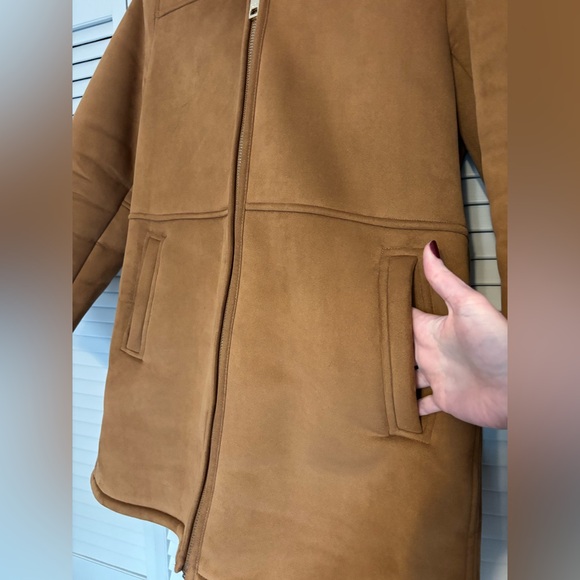 Michael Kors Faux Suede/Shearling Coat - Picture 4 of 8